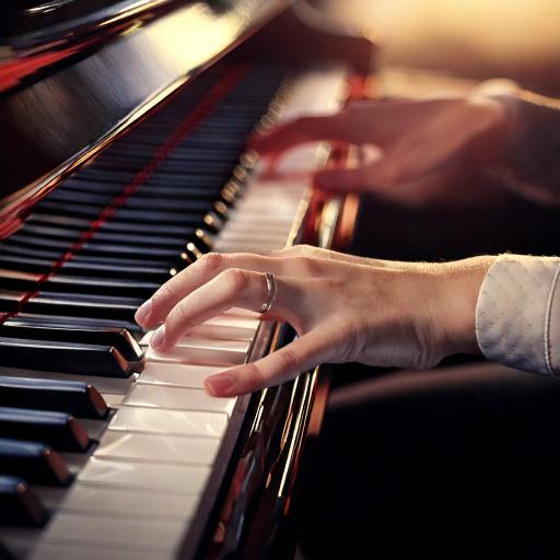 image généré par IA de deux mains jouant du piano